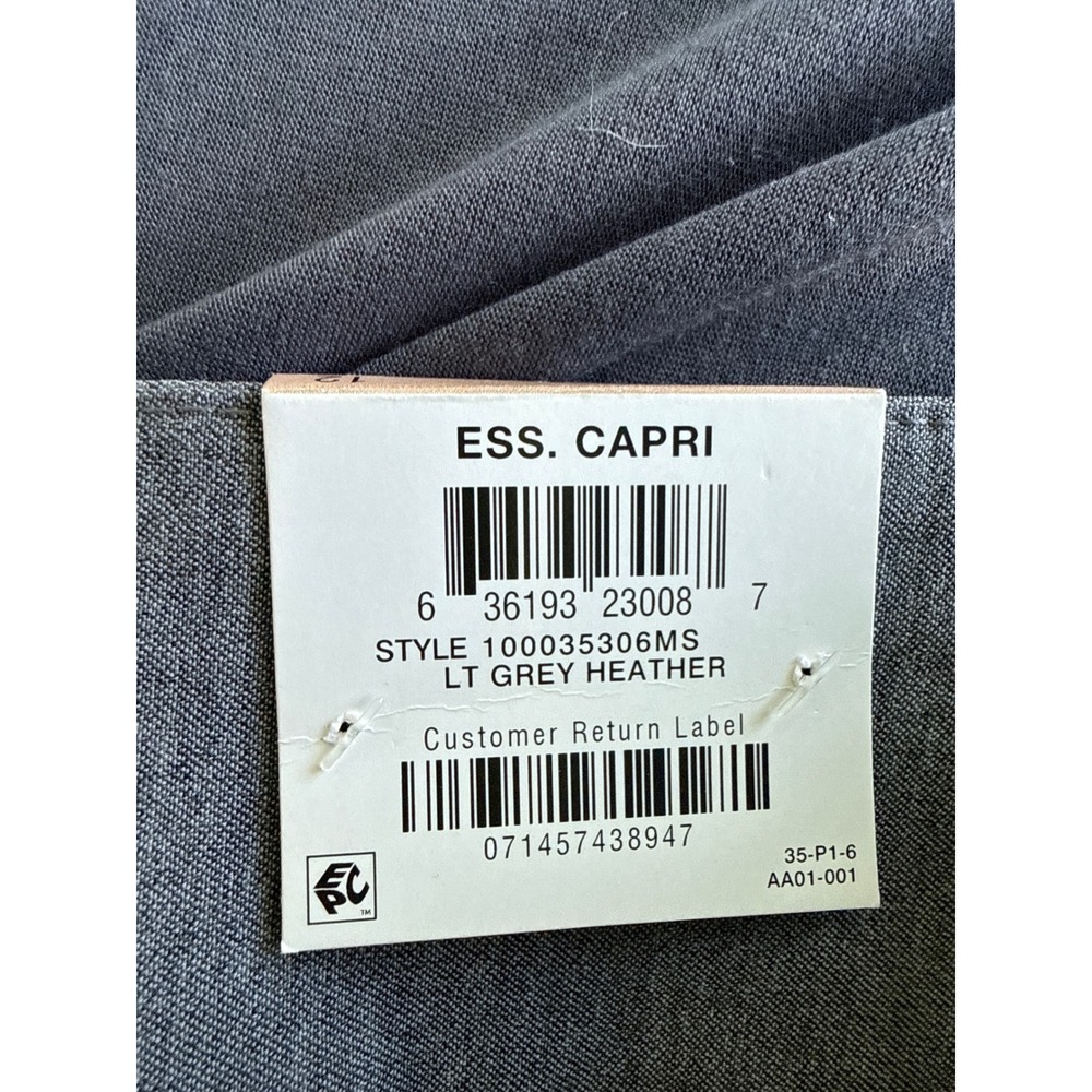 Alfani Women Tummy Control Capri Pants Light Grey Heather Size 12 100035306MS - Picture 6 of 6
